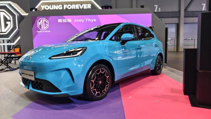 MG4 Urban 香港車展亮相 MG4 Urban 電動車在香港車展亮相.