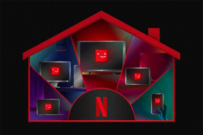 Netflix追劇新趨勢 Netflix圖標在不同裝置上顯示.