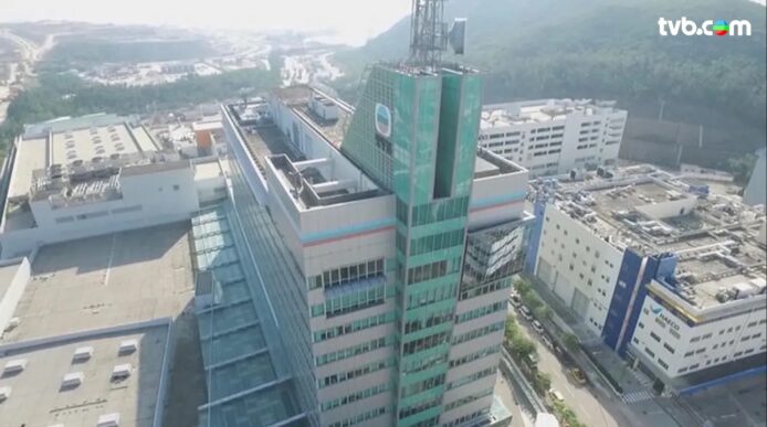 無綫電視大樓 無綫電視大樓高樓層與天線.