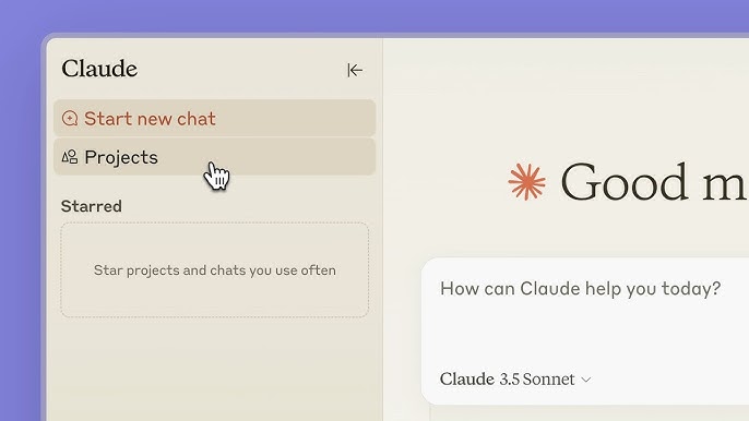 Claude 聊天界面截圖 Claude 聊天界面顯示新對話選項.